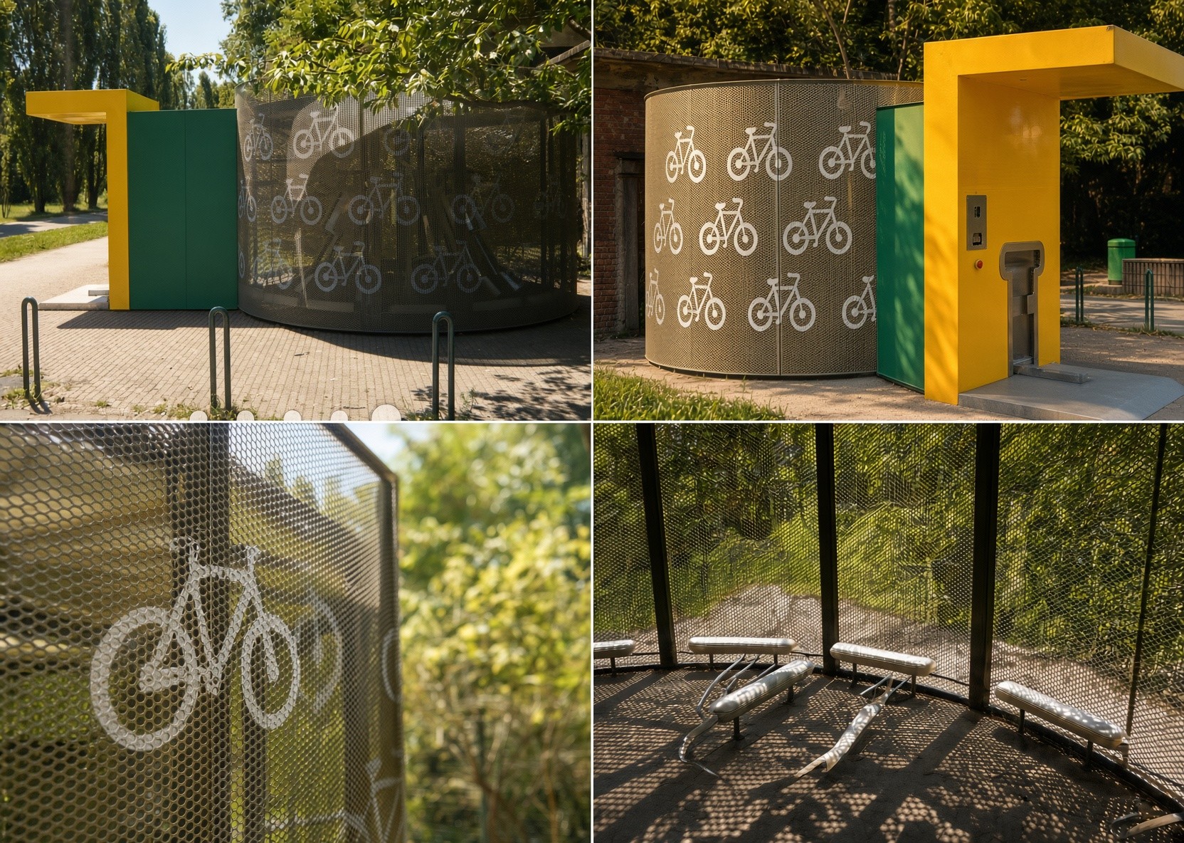 Velobox: stazione automatica per biciclette al Parco Nord, Milano